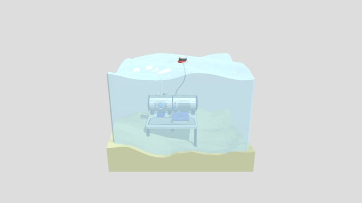 Subnautica Acid Shroom outpost 3D Model