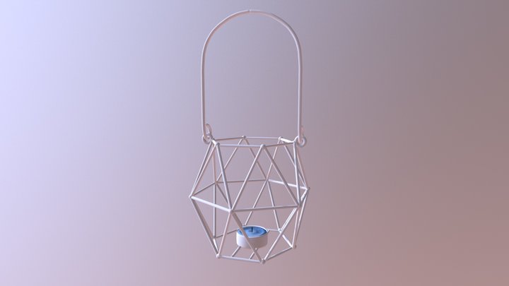 Recreated Maya Candleholder 3D Model