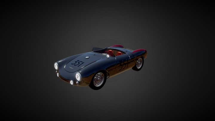 550 Spyder 3D Model