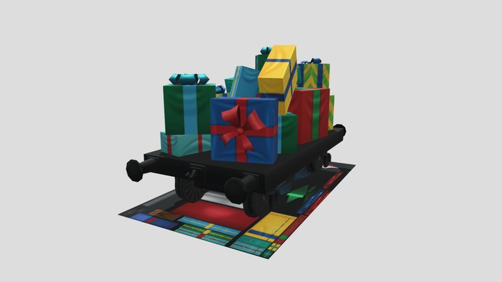 Christmas Flatbed (Race On) – Free 3D Model STL
