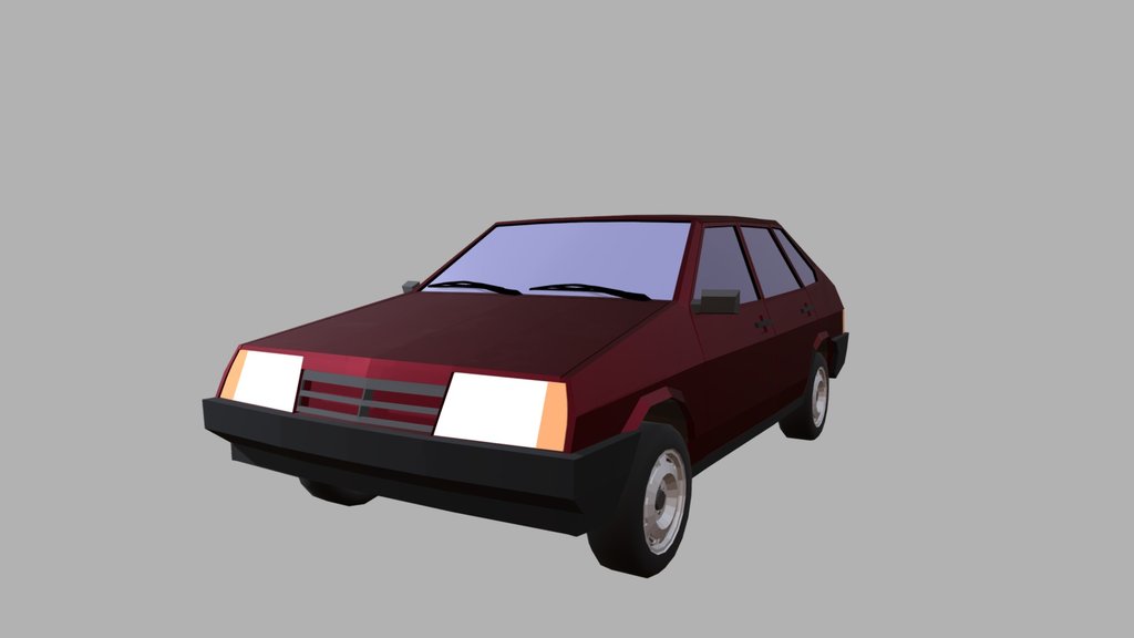 Low - poly car