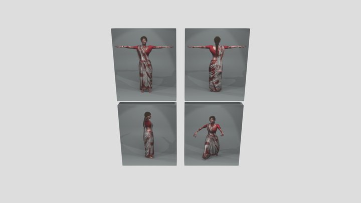 Kamla India Horror Game 3D Model