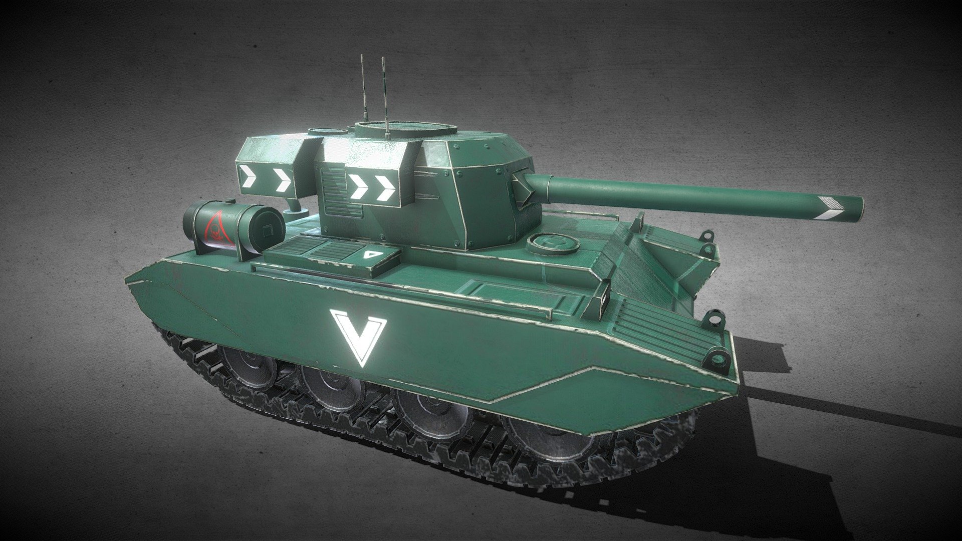 Tank - 3D model by Marcelo.Ancelmo.Jr. [18cb5b6] - Sketchfab