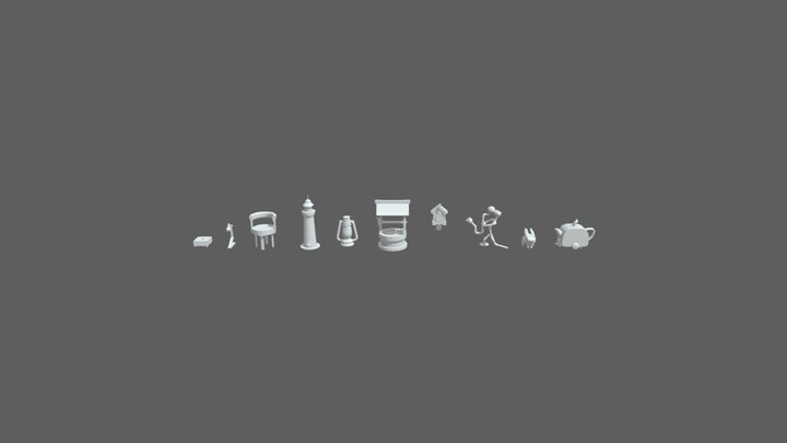[XYZ School] - HW - Blocking 3D Model