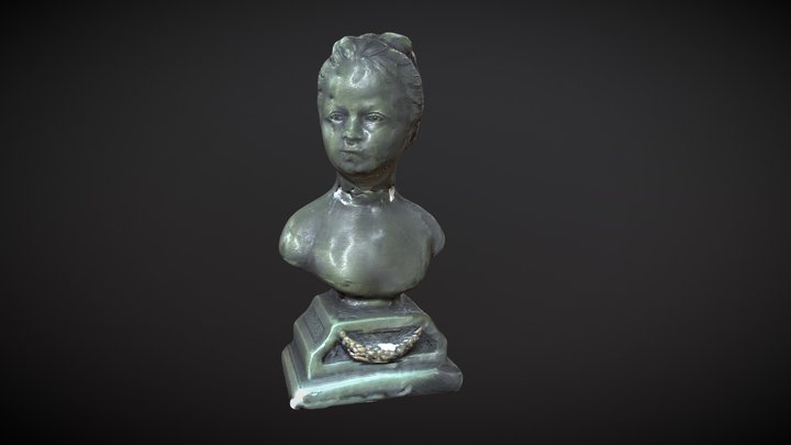 Venus, Ceramic Bust 3D Model