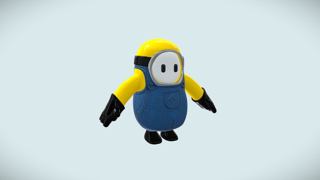 Fall Guys Skin 2021 A 3D model collection by Musanches Sketchfab