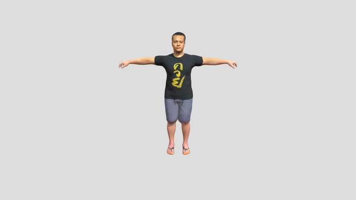 Tom with his casual clothes 3d scan 3D Model