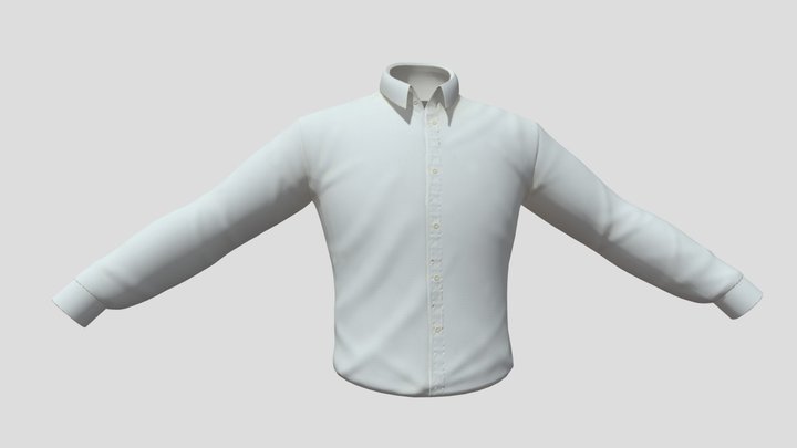 ButtonUp Shirt 3D Model