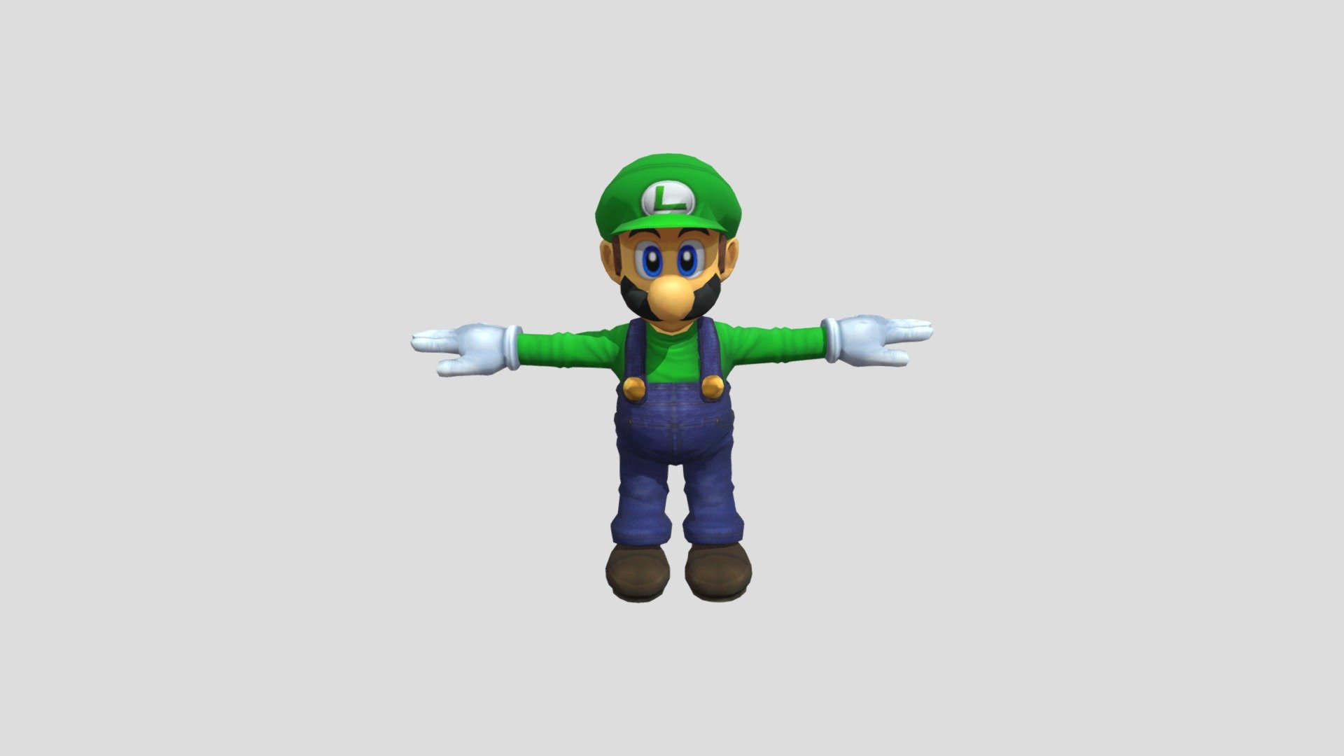 Game Cube Super Smash Bros Melee Luigi 3d Model By Juliustripke 18cfa25 Sketchfab 1359