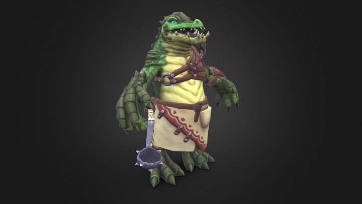 Bhar'Gan | Warcraft Fan Character | A Pose 3D Model