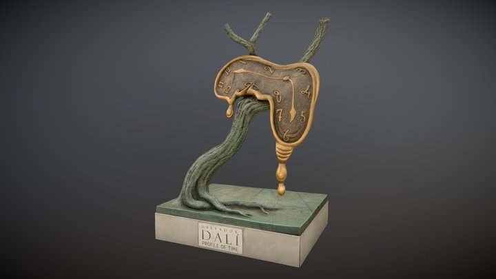 Salvador Dali - Profile Of Time 3D Model