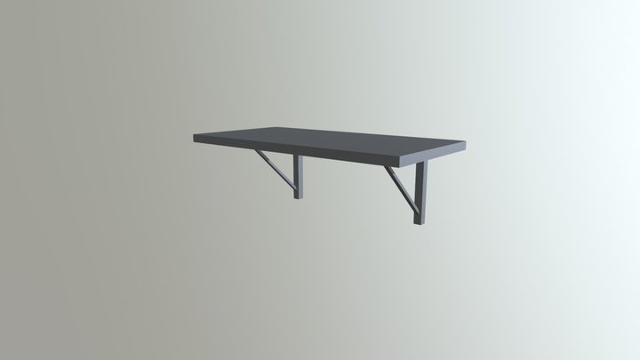RPI - 045 Shelf Wall C 3D Model