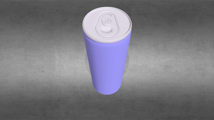basic can model for product animation and games – Modèle 3D gratuit STL