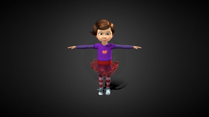 Girl 3D Model