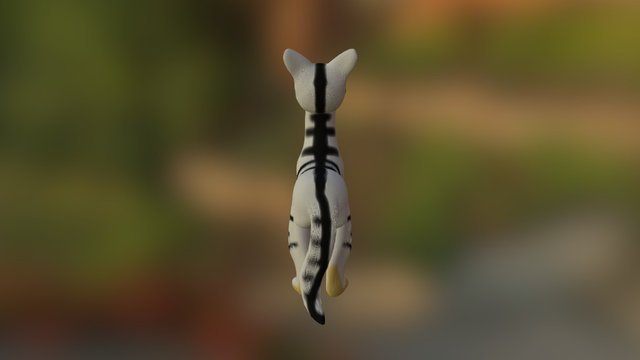 silver cat... next try 3D Model