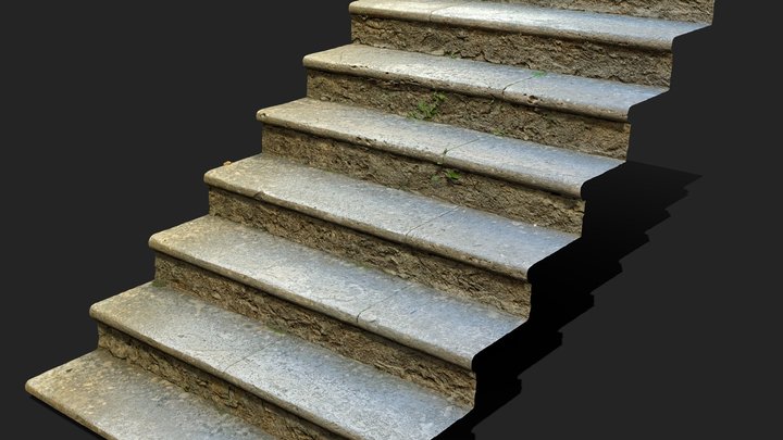 Stairs of the 17th century – Kostenloses 3D-Modell STL