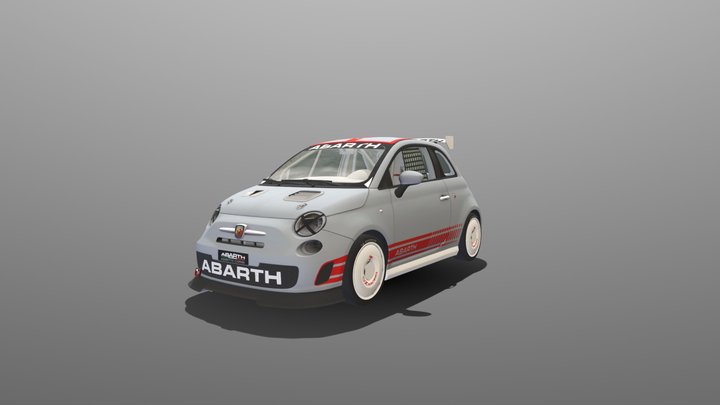 abarth500_assetto_corse 3D Model