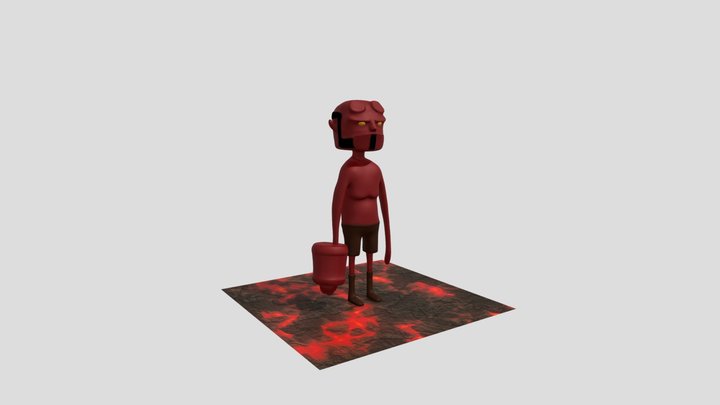 Hellboy - Xavier Vallès 3D Model