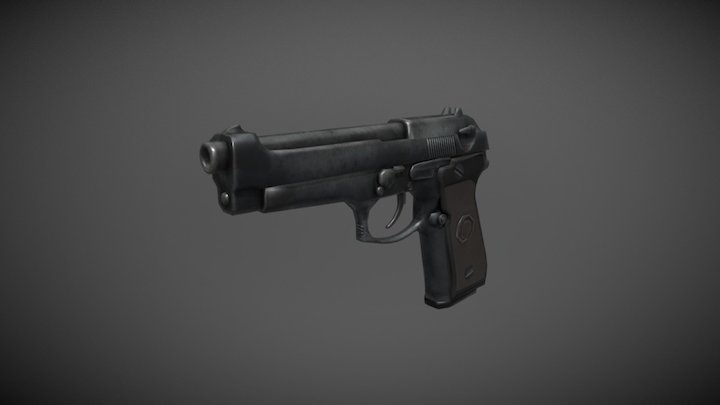 Beretta 92 3D Model