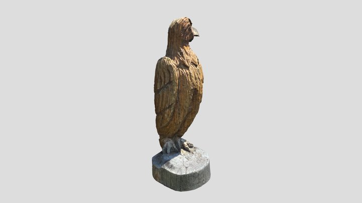 Wood Bird 3D Model