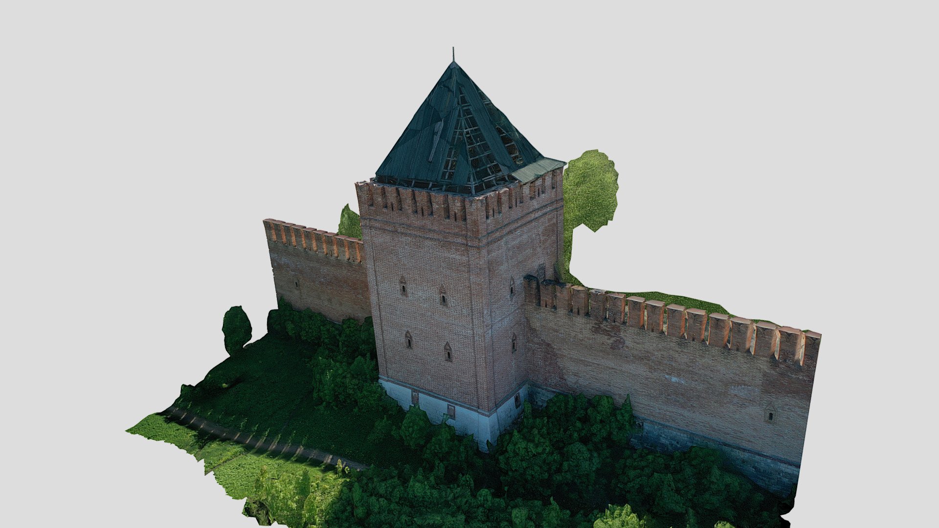 Башня Позднякова, г. Смоленск - Download Free 3D model by #crurbanism ...