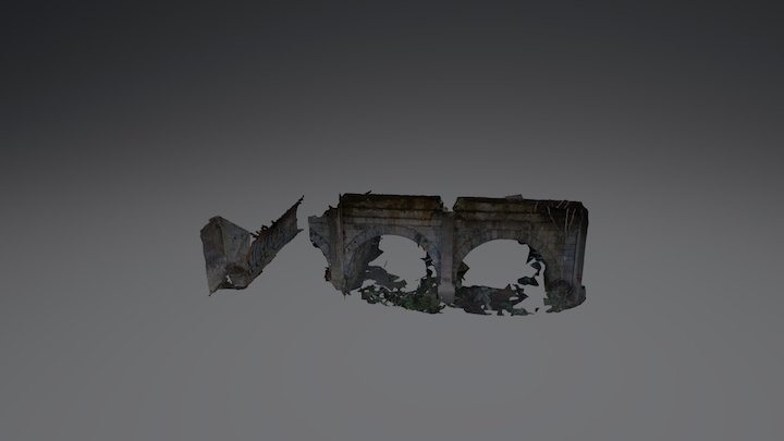 A bridge near Church Agia Fotini Ilissos, Athens 3D Model