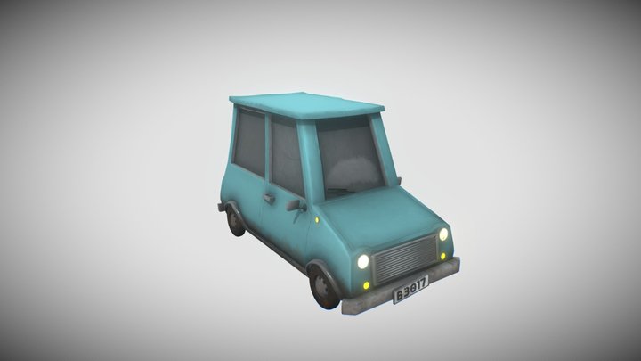 Low poly car 3D Model