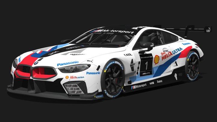 2018 BMW M8 GTE – Modello 3D gratuito STL