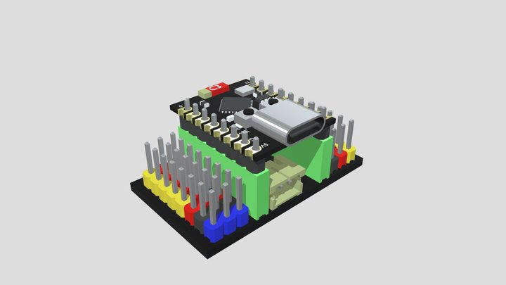 ESP32-C3 SuperMini Board with Expansion Shield
