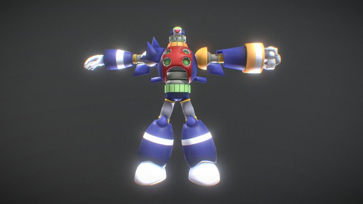 Mega Man Customs - Duo 3D Model