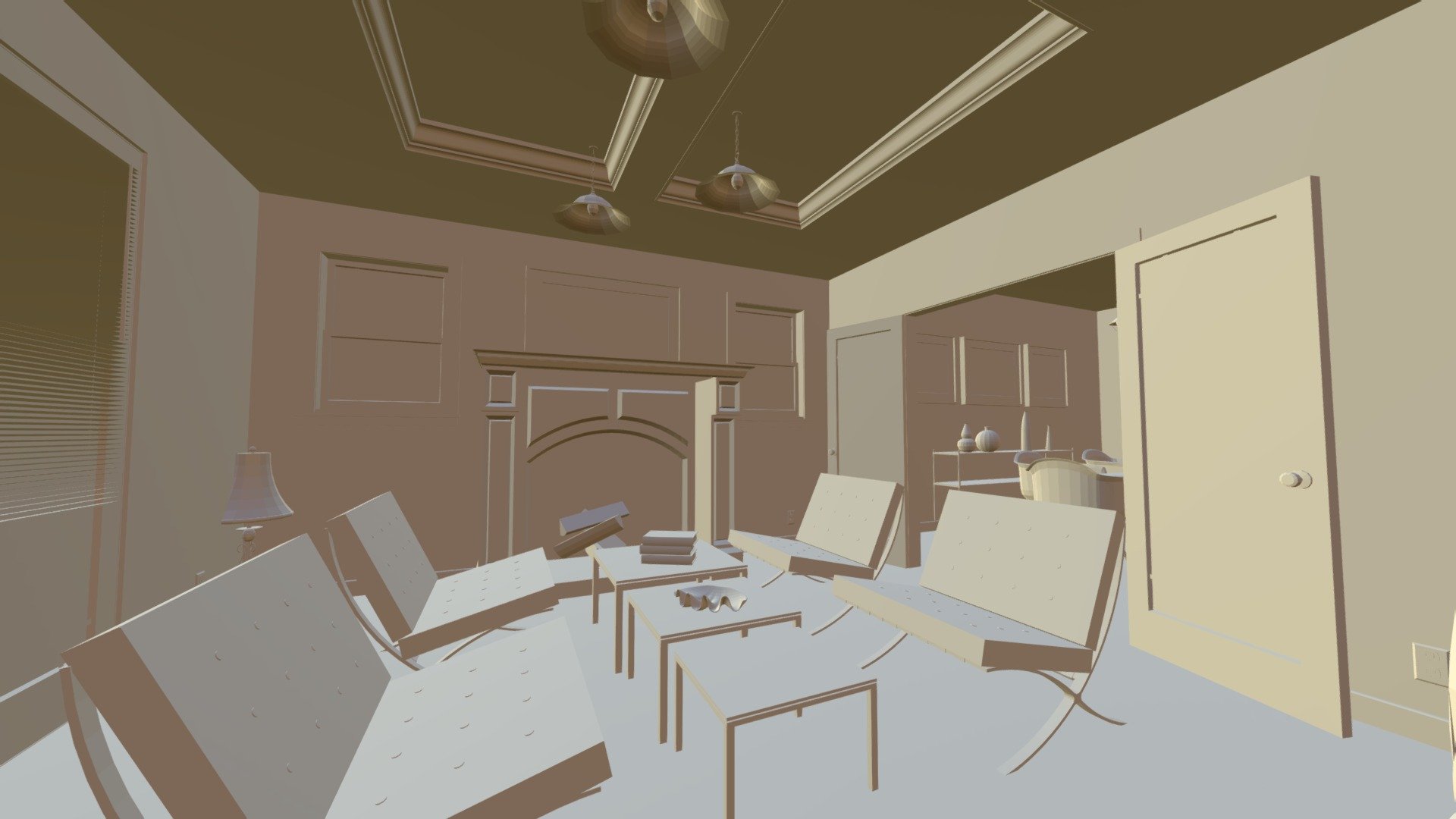 ONLINE 3D HAUS - BELEUCHTUNG - NT - 1. Stock