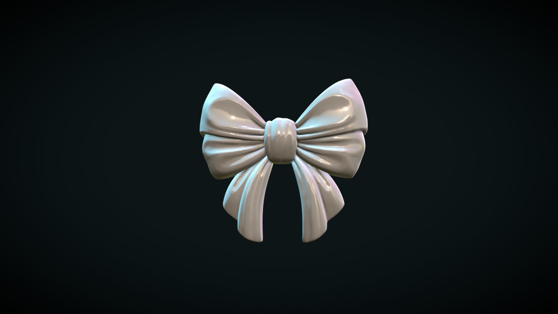 Bow Ribbon relief - 3D model by Skazok [18daf14] - Sketchfab