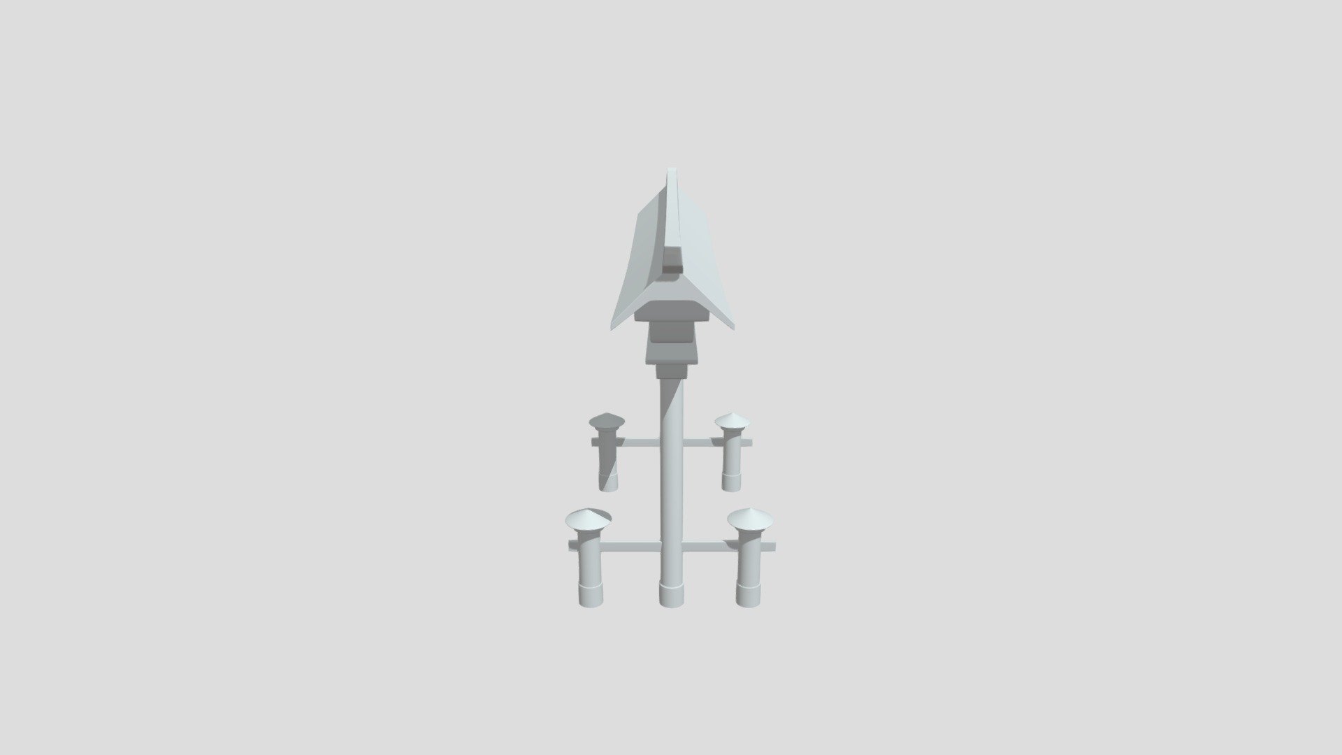 Japanese Portal - High Polly no Texture