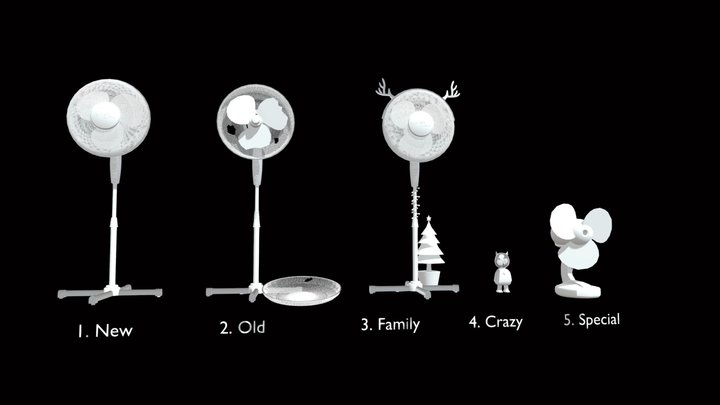 HW_04_fans 3D Model