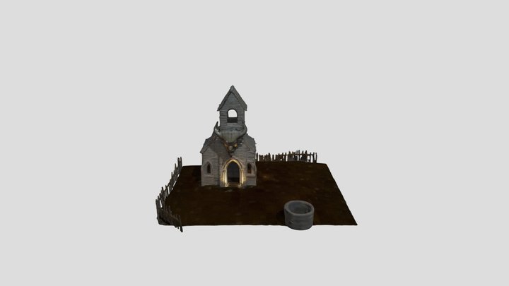 Eerie Village Chapel 3D Model
