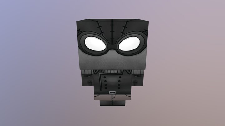 Spiderman Noir -  Papercraft model 3D Model