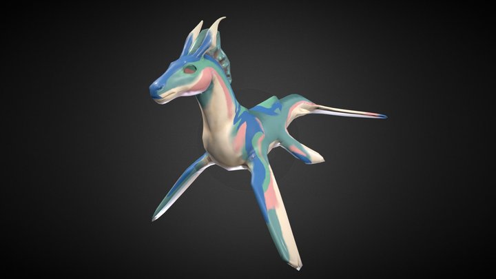 KNB217 Hippocampus 3D Model