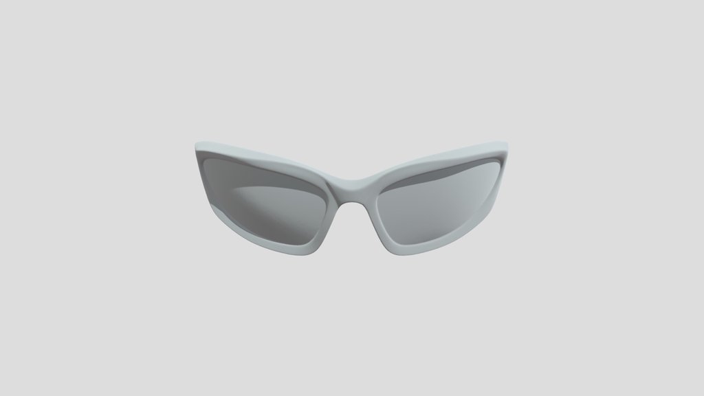 White Cat-Eye Sunglasses y2k gentle monsterr