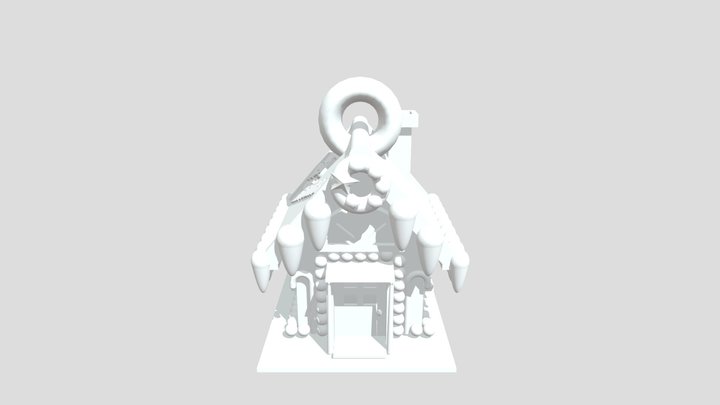 Gingerbread House Ornament (Isaac Oh) 3D Model