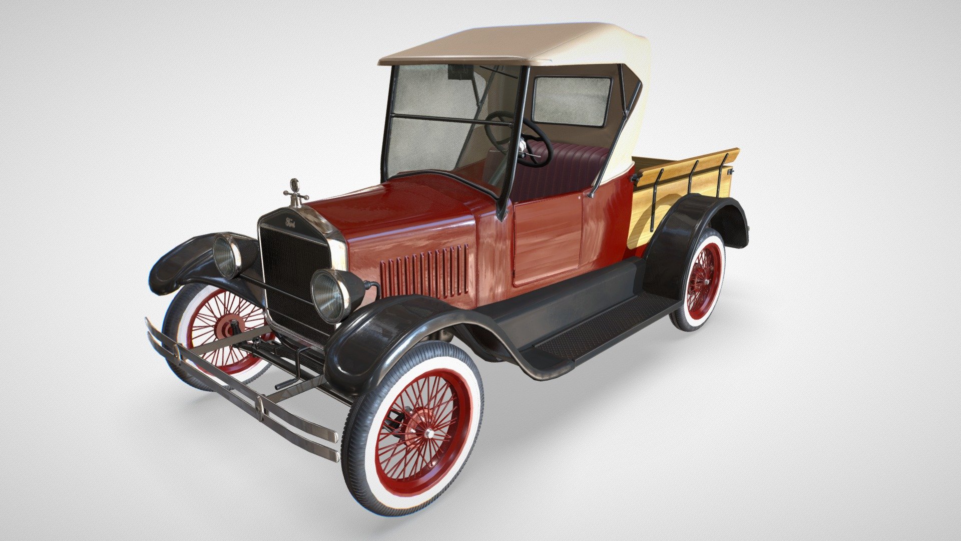 Ford Model T - 3D model by Elvair Lima (@elvair) [18de16f]