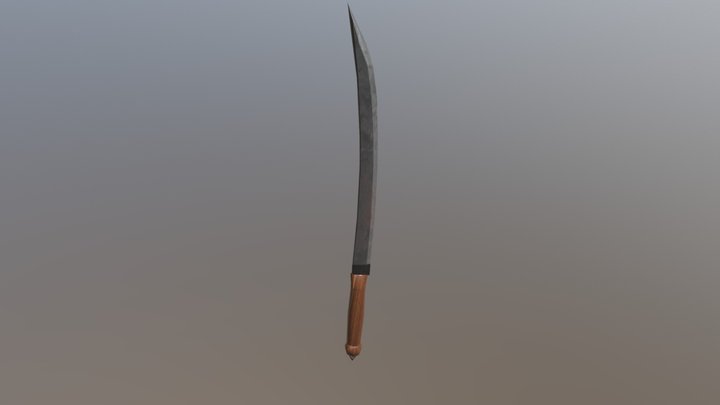 Thai sword of the Ancients 3D Model