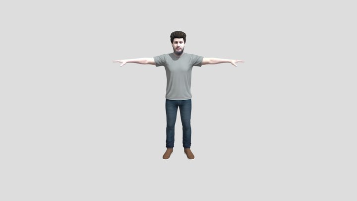 Md tahin khan male character 3D Model
