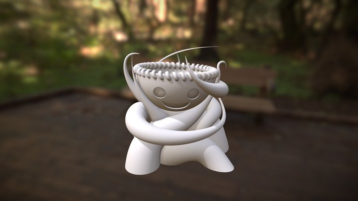 flower pot 3D print 3D Model