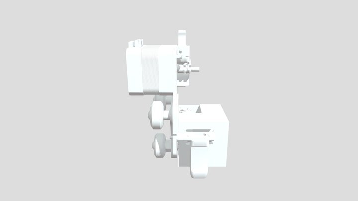 Ender-5 Plus hot end assemly
