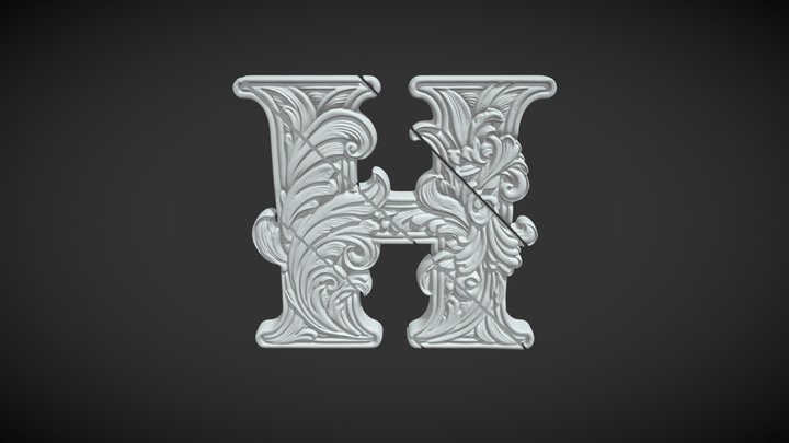 Letter-h 3D models - Sketchfab