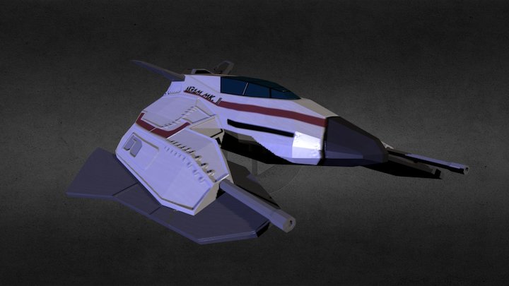 Ligth figther 3D Model