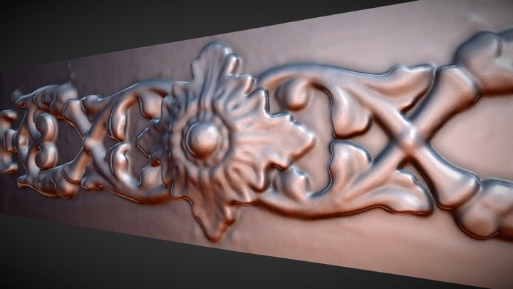 Facade's floritura 3D Model