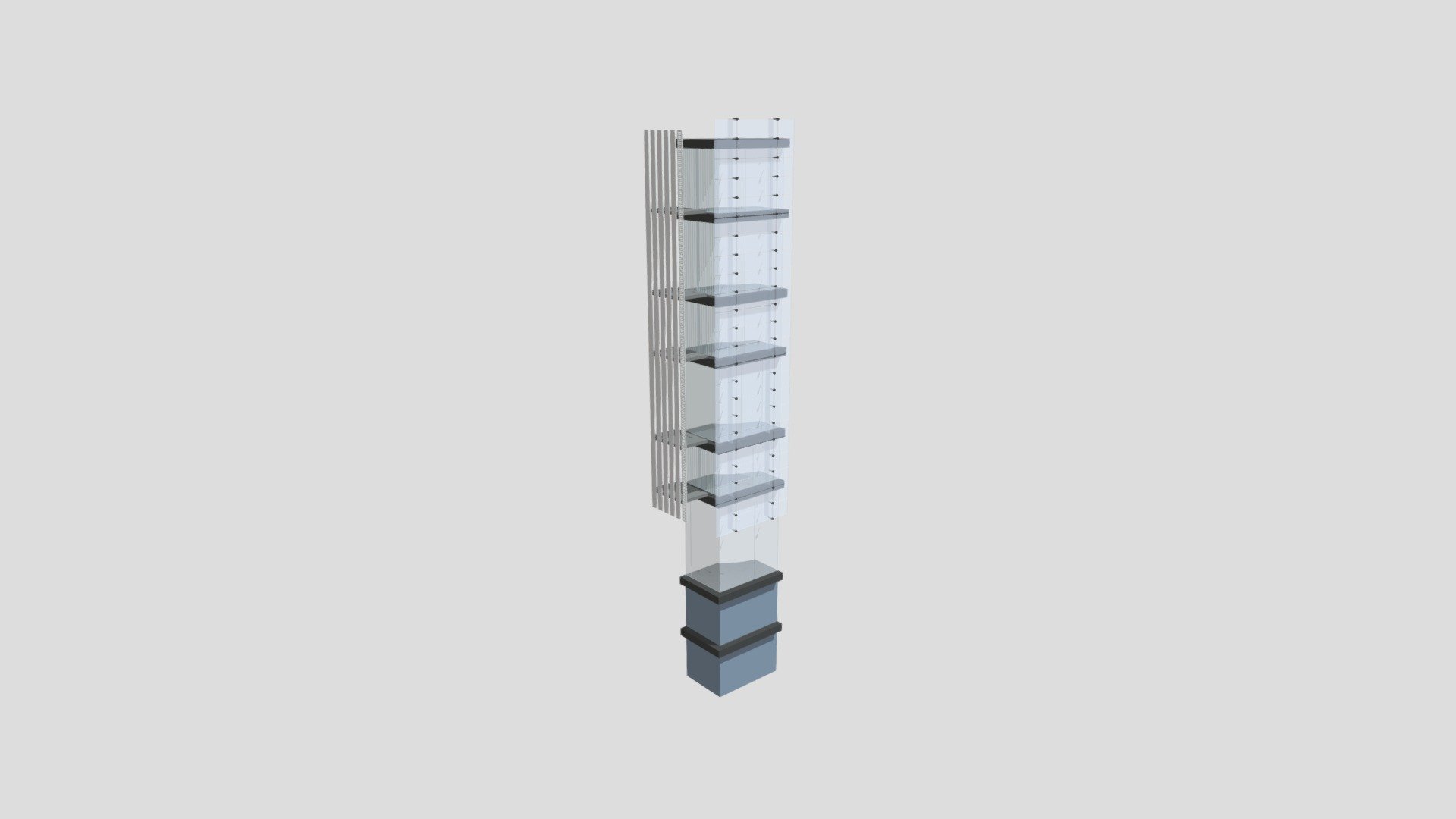 Developed building portion