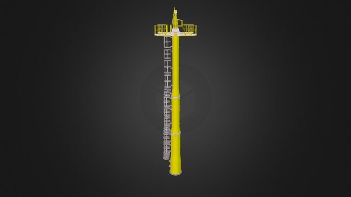 Канатная дорога Роза Хутор 3D Model