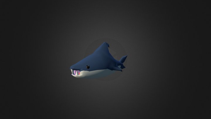 Shark Stuffed Animal 3D Model